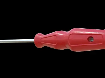 3D Screwdriver plastic 3D model