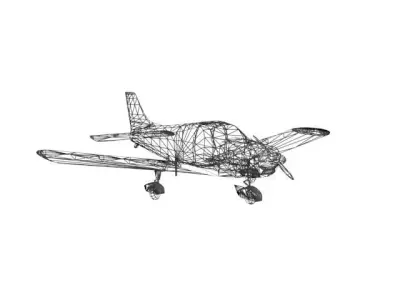 AIRCRAFT T-CHER 3D model