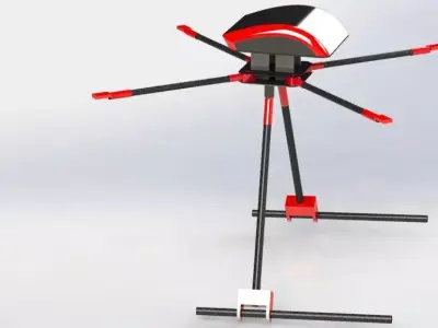 DRONE FRAME 3D model