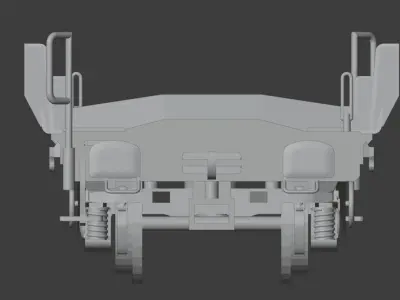 H0 1-87 scale Smmnps Flat Wagon 3D print model