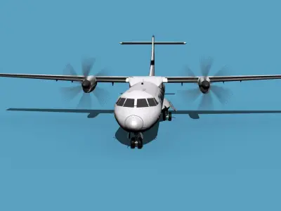 ATR  ATR-72-600 Finnair 3D model