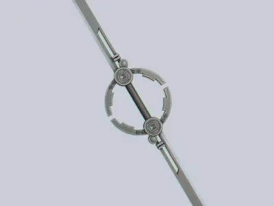 Twinblade Low-poly 3D model get