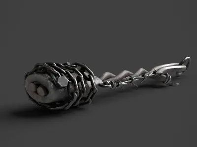 Modifiable Strike Weapon 04 Low-poly 3D model