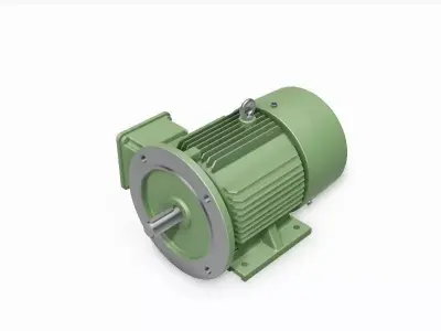 112M B35 Left IEC electric motor - 3D CAD model 3D model