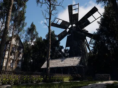 Faymere River Village  A Forgotten Medieval Gem 3D model