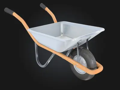 Wheelbarrow Insight  A Functional and Rugged  3D model