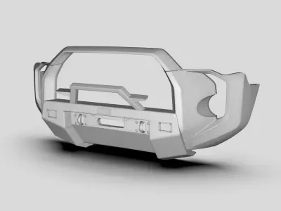 Viper Front Bumper Toyota 4Runner 3D model