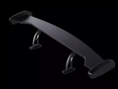 Spoiler tuning garage auto car 3D model