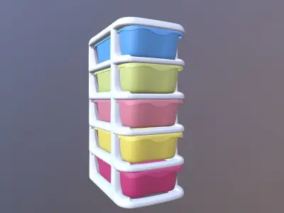 Storage Shelf 3D model