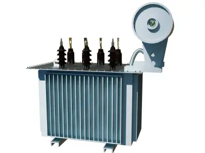Oil Immersed Power Transformer 3D model