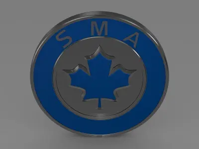 sma logo 3D model by Sergey