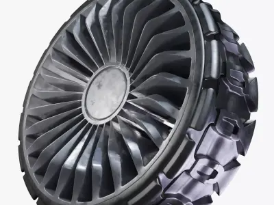 Air Free Wheel 3D 3D model