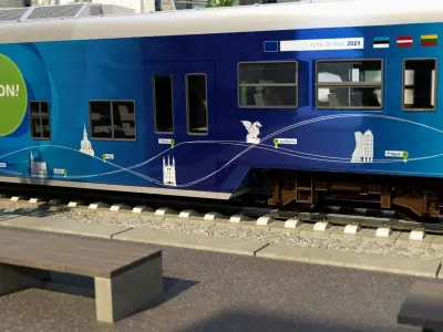 730ML Europe Express 3D model