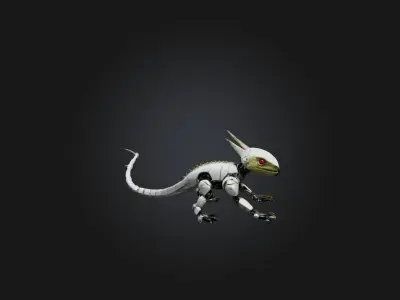 RoboLizard Model Low-poly 3D model