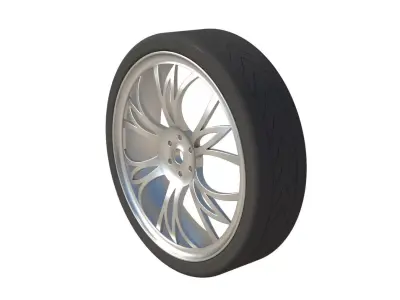 tire wheel 3D model