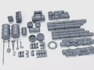 Stowage for Sherman Tanks 3D print model