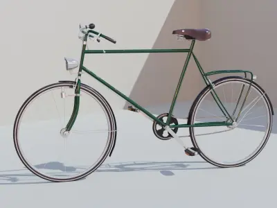 Blender Vintage Bike  3D model