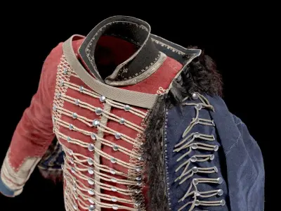 SOLDIER Napoleon Dolman Pelisse 3D model