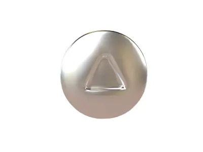 Screw v6 002 Low-poly 3D model