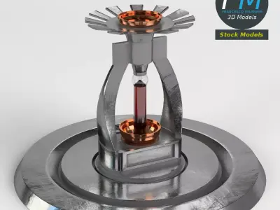 Fire sprinkler head 3D model purchase