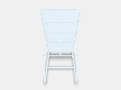 KNAPPER Standing mirror Low-poly 3D model