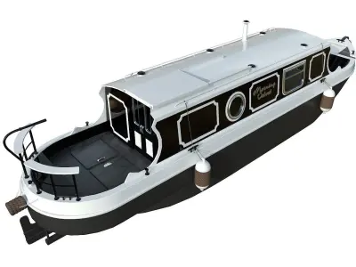Narrowboats collection boat 3D model