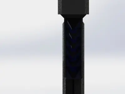 cyberpunk building test Free 3D model