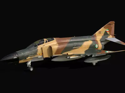 F-4 Phantom IRIAF 3D model