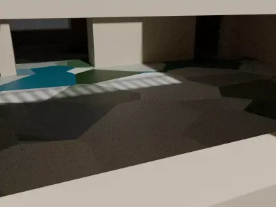 Moroccan Inspired Riad Style House 3D Model Free 3D model
