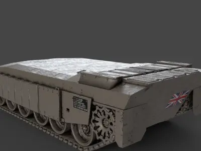 Tank Challenger 3D model