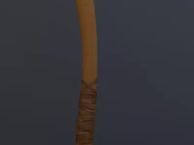 Steel Axe Free low-poly 3D model