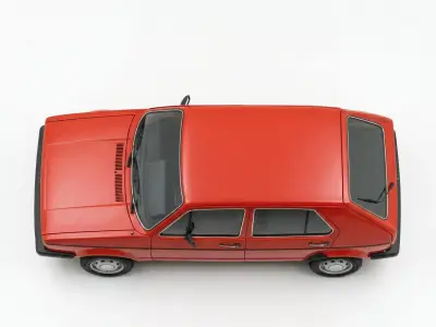 Volkswagen Golf Mk1 Low-poly 3D model