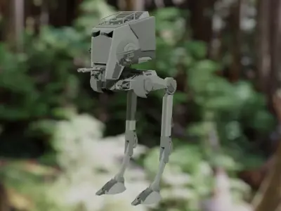 AT-ST Low-poly 3D model purchase