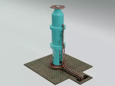 Industrial Valve 3D model purchase