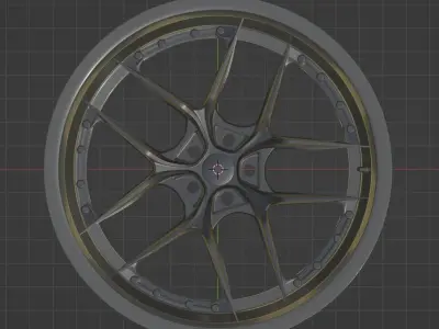 HRE HX101 WHEELS 3D model