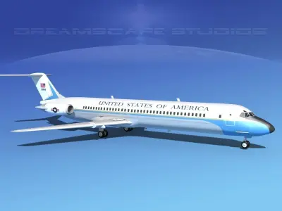 Douglas VC-9C US Government 3D model