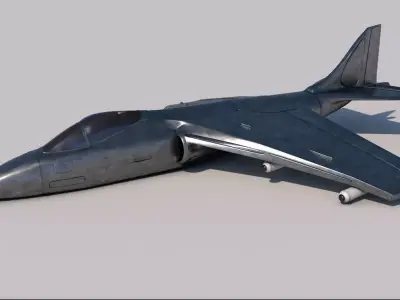 AV-8B fighter jet Free 3D model