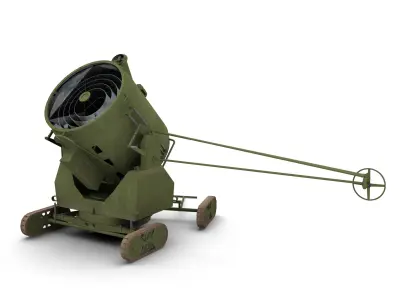 90cm Searchlight 3D model