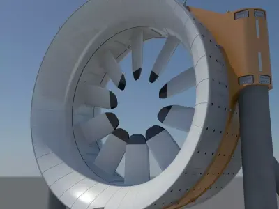 Marine Turbine 3D model