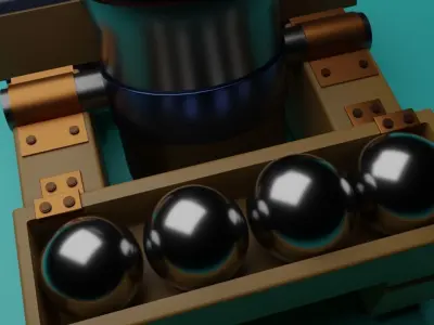 Cannon 3D model purchase