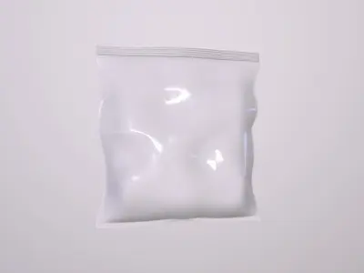 Food storage bags foil and plastic wraps - Ziploc Sandwich Bags Low-poly 3D model