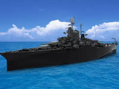 USS California 3D model