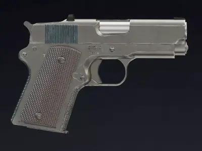 Detonics Combat Master Low Poly Low-poly 3D model