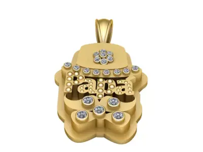 Matching Ring  Earring Set 3D print model