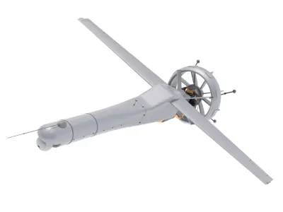 Shield AI MQ-35A Drone 3D model