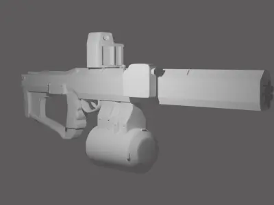 Heavy Gun 3D model