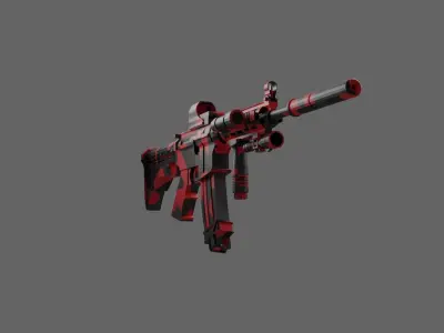 M4 Camo 3D model