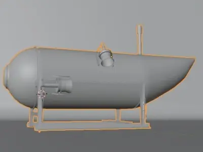 Ocean Gate Titan Submarine 3D model