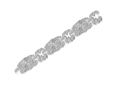 Antique Art Deco Bracelet 3D print model