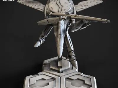 RXG-25 Tadpole 15mm scale 3D print model